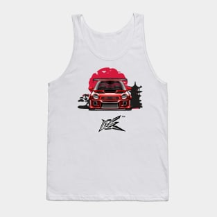 SUBARU IMPREZA WRX GC8 BUGEYE RED Tank Top